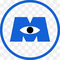MikeWazowski怪物公司LOGO Pixar-怪物公司