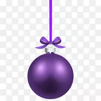 圣诞树剪贴画.紫色
