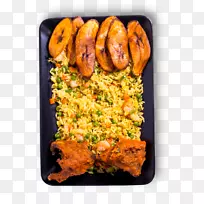 米炸鸡，非洲料理，尼日利亚料理-炸鱼