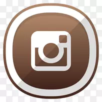 社交媒体电脑图标社交网络图标设计-Instagram