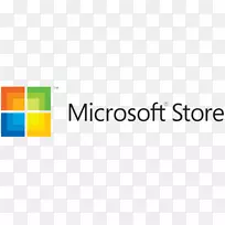 微软商店零售标志电脑软件-微软