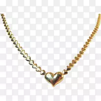 耳环项链钻石珠宝魅力和吊坠.金链