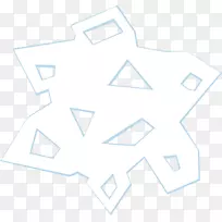 纸角面积-雪滴