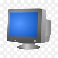 阴极射线管电脑显示器电子视觉显示输出装置剪贴画监视器