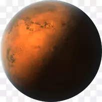 地球火星探测器行星剪辑艺术行星