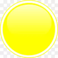 电脑图标黄色圆圈剪贴画.光泽