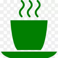 绿茶咖啡厅咖啡杯绿茶
