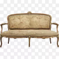 法国沙发椅路易·奎泽路易十六式沙发