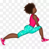 非洲跑者运行表情符号iphone体育锻炼-非洲