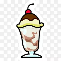 巧克力冰淇淋圣代软糖-圣代