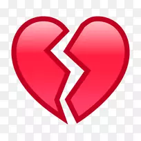 表情符号破碎的心短信-破碎的心