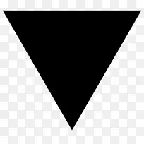 黑色三角形计算机图标封装PostScript-三角形