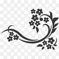 花卉设计图案-阿拉比斯科