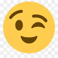 表情符号眨眼贴微笑表情手表情符号