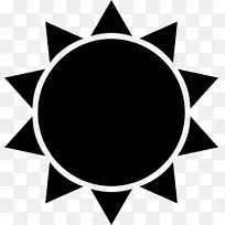 电脑图标符号剪辑艺术-太阳PNG