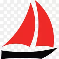 帆船标志剪辑艺术