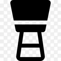 家具黑椅-djembe