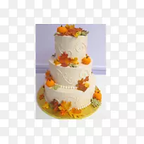 结婚蛋糕，糖霜，奶油-婚礼蛋糕