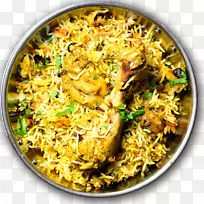 Biryani dampokhtak鸡，Tikka烤肉串，旁遮普菜-Biryani