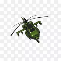直升机波音ah-64 apache飞机三维计算机图形.直升机