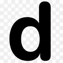 黑色标志符号字体-d
