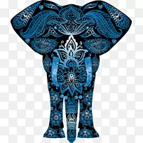 大象黄金非洲象剪贴画-大象主题