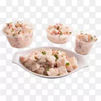 土豆沙拉海鲜菜单虾-餐饮