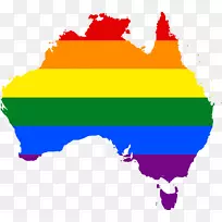 澳大利亚婚姻法邮政调查彩虹旗同性婚姻同性关系澳大利亚