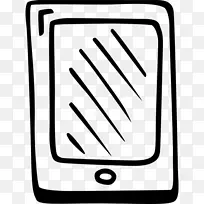 iphone ipad电脑图标.手绘