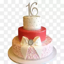 纽约生日蛋糕纸杯蛋糕面包店婚礼蛋糕-甜蜜16