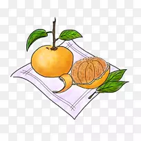素食美食香醋苹果水果橘子
