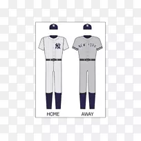2013年纽约洋基赛季洛杉矶道奇队MLB标志和纽约洋基队制服-制服