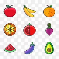 蔬菜电脑图标水果剪贴画水果和蔬菜