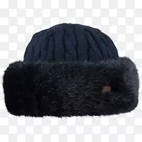 毛皮针织帽，beanie动物产品.毛皮