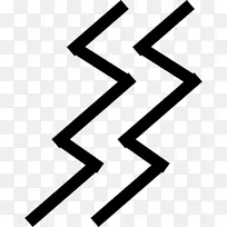 计算机图标字形符号线-字形