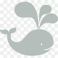 鲸鱼海运剪贴画-鲸鱼
