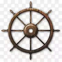 船舶方向盘船-航海