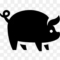 保存猪电脑图标-猪肉