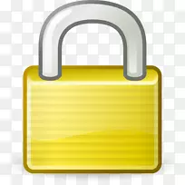 文件锁定计算机图标密码锁定