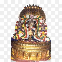 Tirumala Venkateswara庙ucchi支柱寺，Rockfort Ganesha-Tirumala