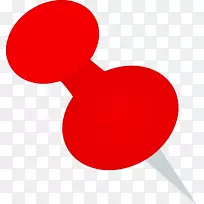 绘图引脚电脑图标剪贴画别针