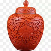 罐子文化花瓶盖子-风格