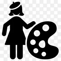 电脑图标封装后记女画家