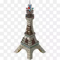 埃菲尔铁塔Eboy像素艺术-巴黎
