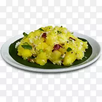 喀拉拉邦街头食品比亚尼素食-木薯