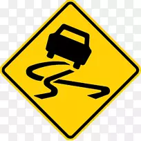 路面交通标志警告标志-道路标志