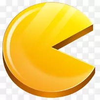 女士。pc-man pong视频游戏-pac man