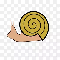 海螺剪贴画-蜗牛