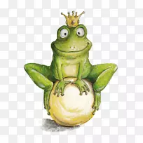格林的童话，青蛙王子，小红帽，霍勒-奎雷尔夫人