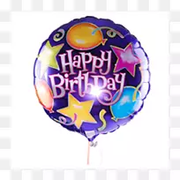 气球生日蛋糕花束-生日气球